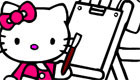 Hello Kitty Colouring Game
