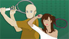 Squash sports game