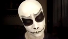 Scary Halloween Makeup - Jack Skeleton