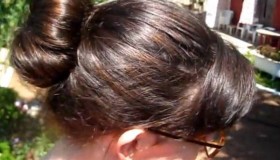 Crazy hair - How to style a beautiful bun using...a sock? (video)