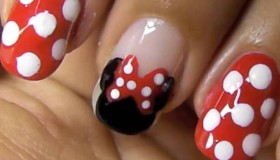 Minnie Mouse Nails - How To