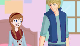 Anna and Kristoff Date Dress Up