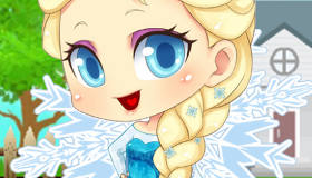 Frozen Flower Baby Elsa