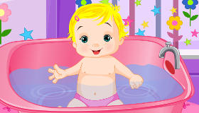 Cute Baby in the Bath