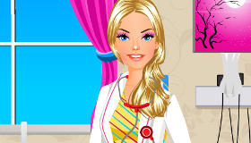 Barbie Vet Doll Dress Up 