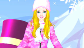 Barbie winter dress store up games