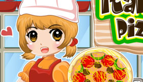 Barbie cocina online pizza