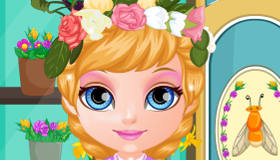 Flower Braids Baby Barbie