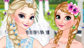 Bride Elsa and Bridesmaid Anna Frozen