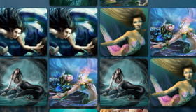 Little mermaid memory game