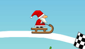 Santa Sledging Race