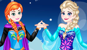 Frozen Princesses Dress Up
