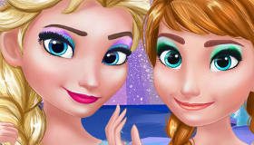 Frozen Sisters Prom Make Up