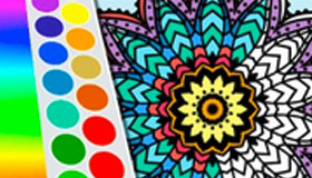 Beautiful Mandala Coloring Game