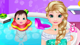Elsa Frozen Baby Spa