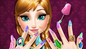 Frozen Anna Manicure Game
