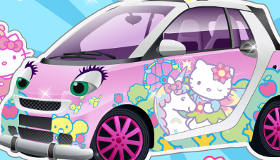 Decorate Hello Kitty’s Car 