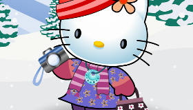 Dress Up Hello Kitty for Winter