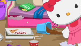 Hello Kitty House Cleaning
