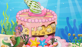 Baking Mermaid Cake