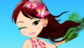 Hawaiian Princess Moana Dress Up