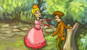 Peasant And Princess Kissing