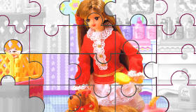 Barbie Puzzle Game