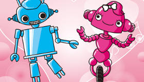 Dress Up A Robot Couple
