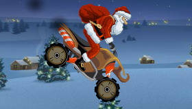 Motorbike Racing with Santa
