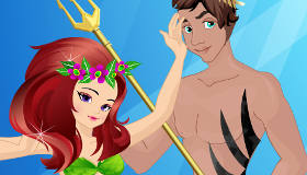 The Little Mermaid and Triton