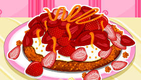 Strawberry Toffee Cake
