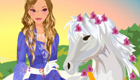 A Princess and Her Horse 