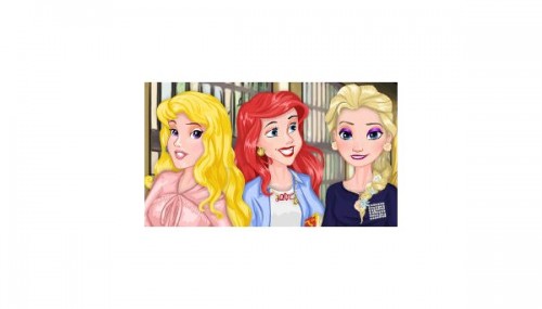 Disney Princess High School Fashion