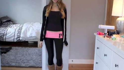This Girl Knows How to Wear Leggings (video)